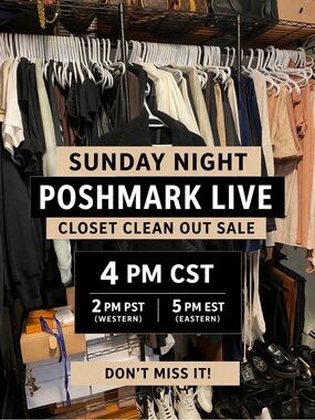 Closet Clean Out Live - Neutral & Black Clothing Mix